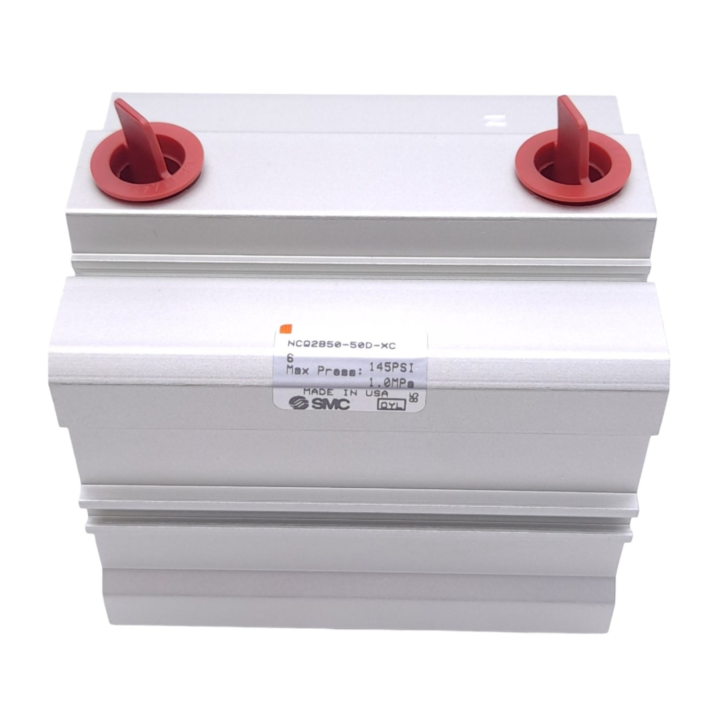 New SMC NCQ2B50-50D-XC6 Compact Cylinder, ø50mm Bore, 50mm Stroke, 1/4 NPT, 1.0MPa