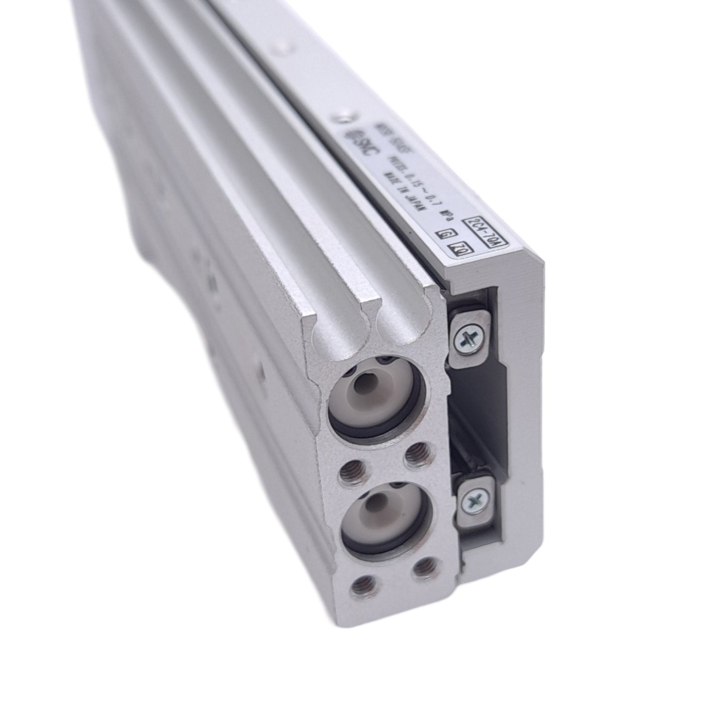 New SMC MXS6-50ASF Pneumatic Slide Table, ø6mm Bore, 50mm Stroke, M3x0.5, 0.7MPa