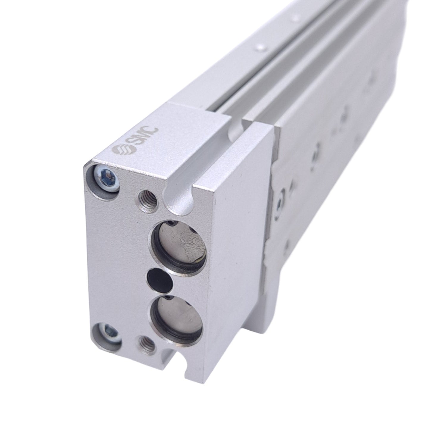 New SMC MXS6-50ASF Pneumatic Slide Table, ø6mm Bore, 50mm Stroke, M3x0.5, 0.7MPa