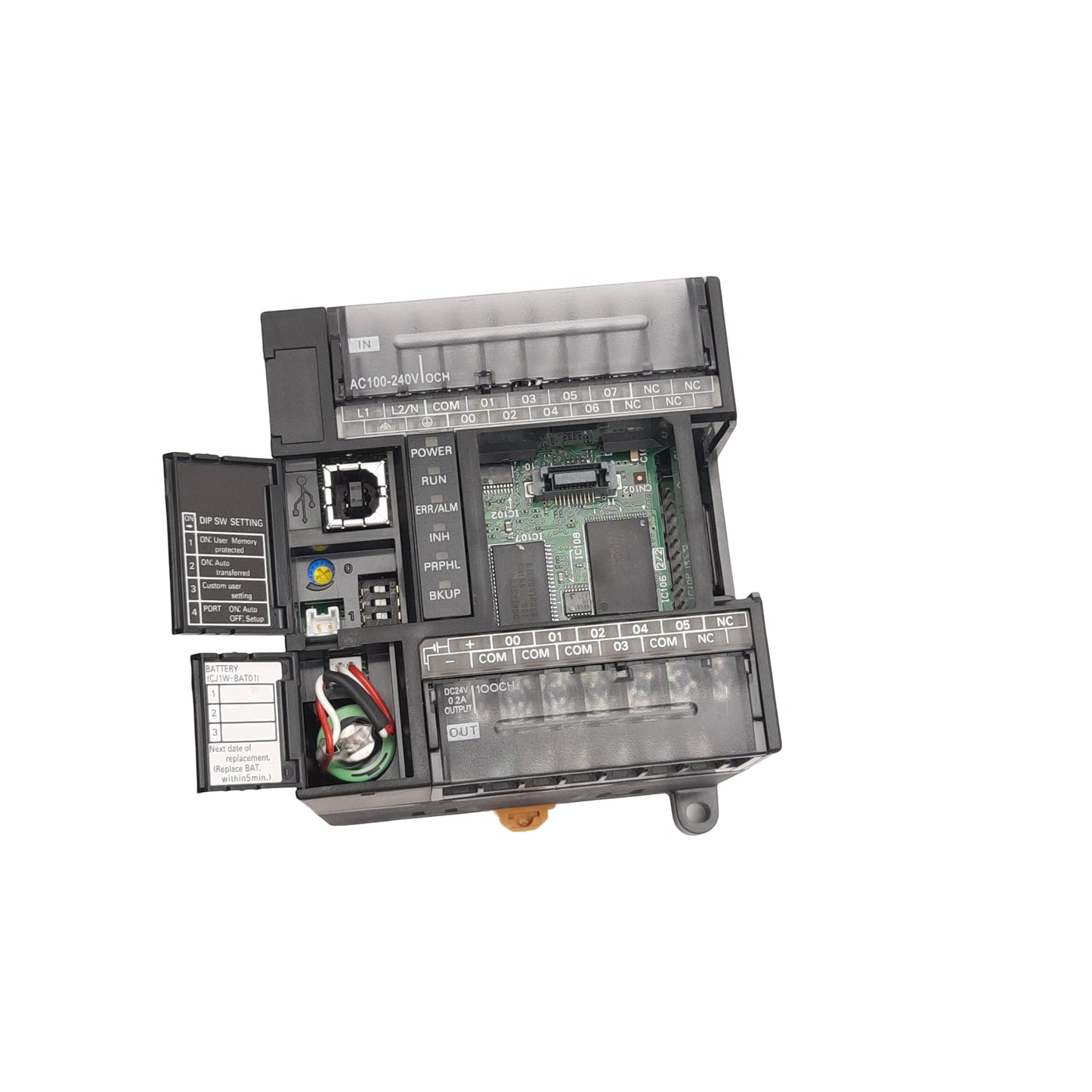 New Omron CP1L-L14DT-A Programmable Controller, 100-240VAC, 8x Input 6x Output