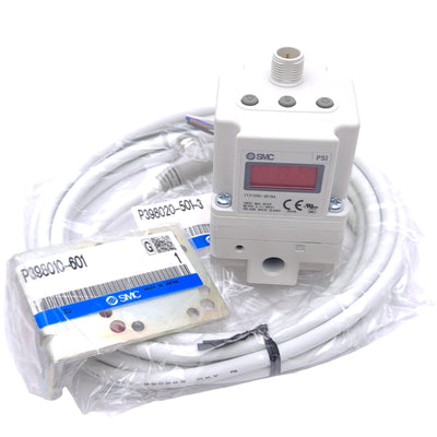 New SMC ITV1030-401N4 Electro-Pneumatic Regulator, 24VDC, 0.7 to 70 PSI, Rc 1/8