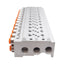 New SMC VV5QZ25-12N7TC Aluminum Base Mounted Manifold, 12-Station, ø1/4in One-Touch