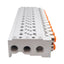 New SMC VV5QZ25-12N7TC Aluminum Base Mounted Manifold, 12-Station, ø1/4in One-Touch