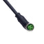 New Murr Elektronik 7000-08081-6300500 Cable, M8 3-Pin 90°Female to Flying Leads, 5m