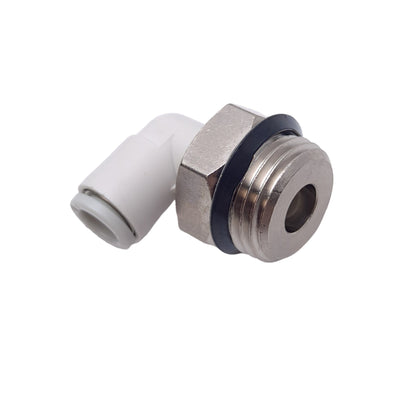 New Lot of 9 SMC KQ2L06-U03N Pneumatic Fittings, ø6mm One-Touch, Uni 3/8, 1.0MPa