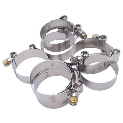 New Lot of 7 Dixon STBC225 T-Bolt Clamps, 0.75x0.025in, ø2.06-2.31in, 110lbs Torque