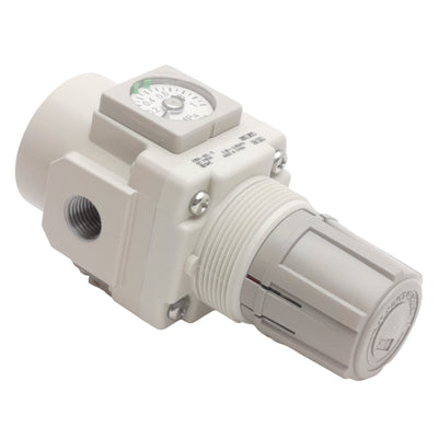 New SMC AR30-02E-B Air Regulator, 0.05 to 0.85MPa, Rc 1/4in, Left to Right Flow