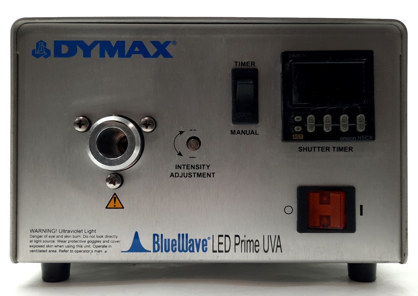 Used DYMAX Bluewave LED PRIME UVA Visicure Light Source, >15W/cm2, Timer/Manual, 100-240VAC