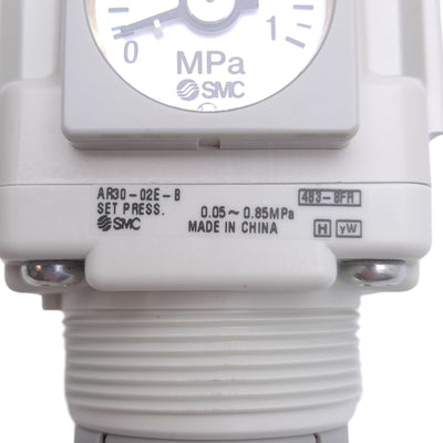 New SMC AR30-02E-B Pressure Regulator, Rc 1/4, 1 MPa Gauge, 0.85MPa Set, 1.0MPa Max