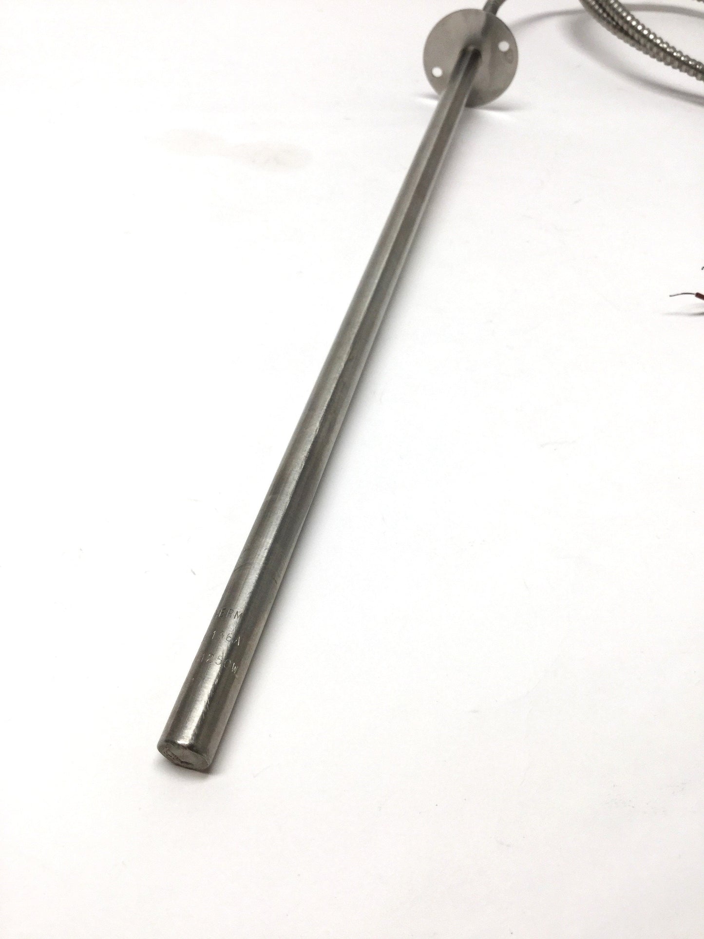 New – Open box Entherm HR37136A Cartridge Heater, SS Hose, Ø3/8" x 13.6" 240V 1250W w/Type J TC