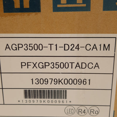 New Pro-Face AGP3500-T1-D24-CA1M Touchscreen HMI, 10.4in TFT 640x480, CANopen, 24VDC