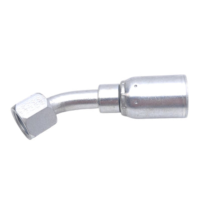 New Danfoss 06906E-686 Crimp Hose Fitting, 45° Elbow, 5/16" JIC 37 Female Swivel, -6