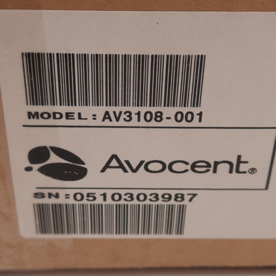 New Vertiv Avocent AV3108-001 KVM Over IP Ethernet Switch, 8-Ports, 100-240VAC