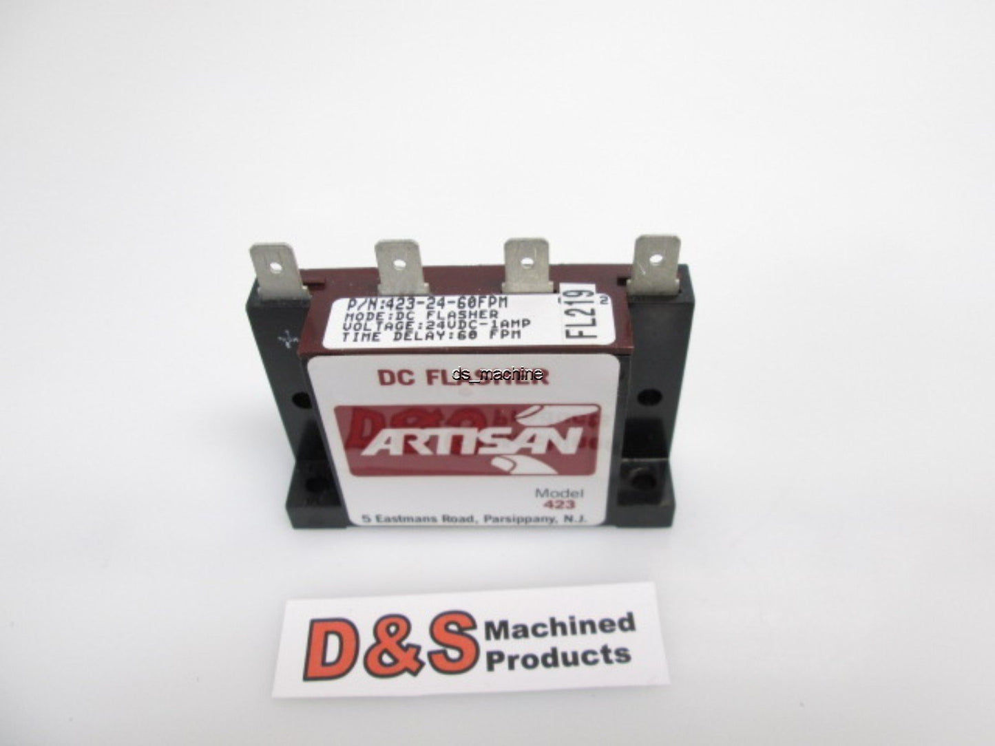 Used Artisan 423 DC Flasher 24VDC 1A Time Delay:60 FPM