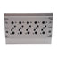 New SMC VV5QZ25-0501TC Base Mounted Manifold, Aluminum, 5-Stations, NPTF1/8 Ports