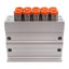 New – Open box SMC VV5QZ15-05N7TC Base Mounted Manifold, Aluminum, 5-Stations, ø1/4in One-Touch
