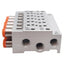 New – Open box SMC VV5QZ15-05N7TC Base Mounted Manifold, Aluminum, 5-Stations, ø1/4in One-Touch