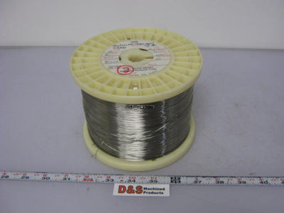 New Fort Wayne Metals 304V Stainless Steel Wire 0.018" Diameter Approx. 10,000'