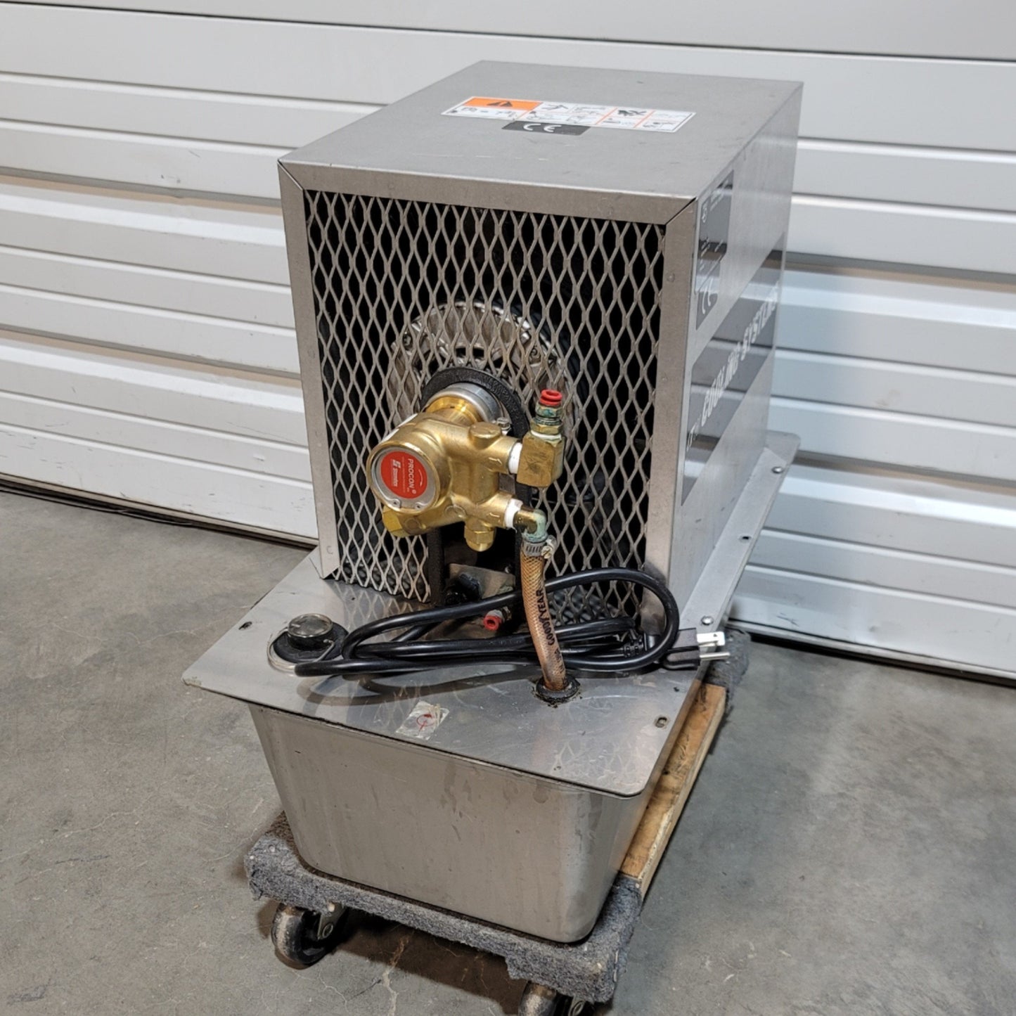 Used ITW Cooling Systems 6500SS Stainless Steel Water Cooler 6 Gallons 120VAC 6.4A
