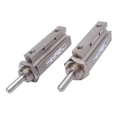 New Lot of 2 SMC NCJPB10-075D-B Pin Cylinders, ø10mm Bore, 3/4in Stroke, 0.7MPa