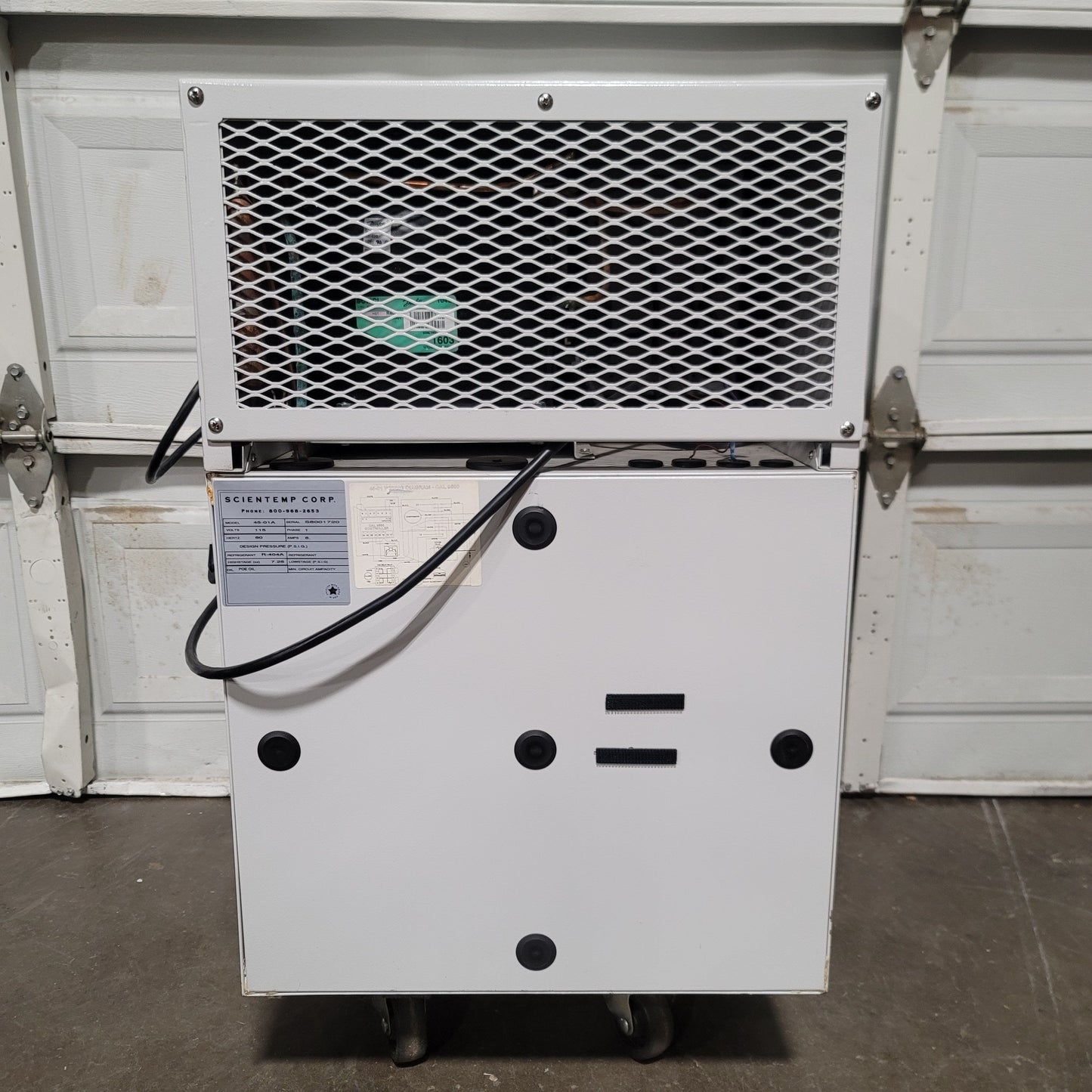 Used ScienTemp Model 45-01A Ultra Low Temp Benchtop Lab Freezer 32°F To -50°F, 115VAC