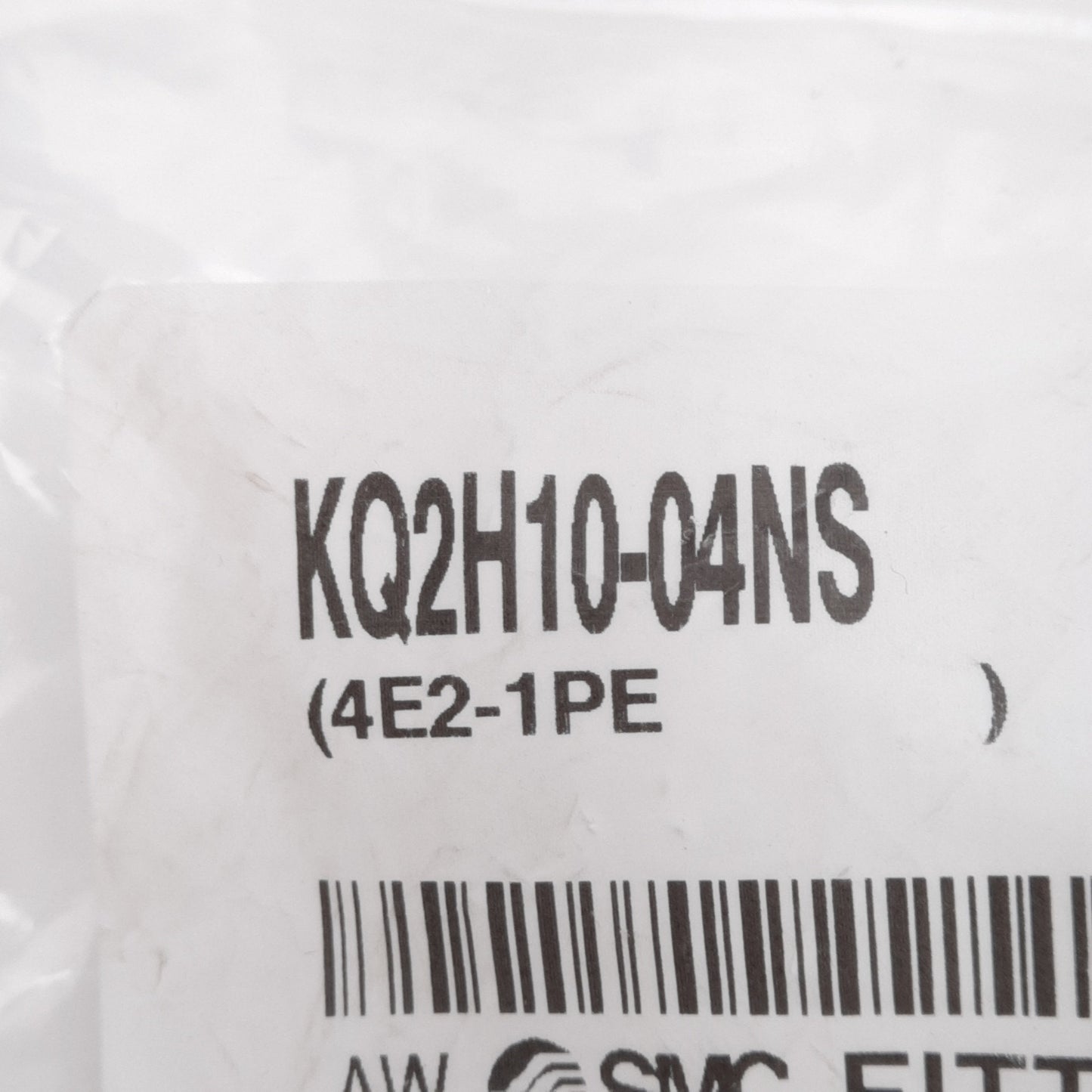 New Lot of 10 SMC KQ2H10-04NS Pneumatic Fitting ø10mm One-Touch, Rc1/2, -100kPa~1MPa