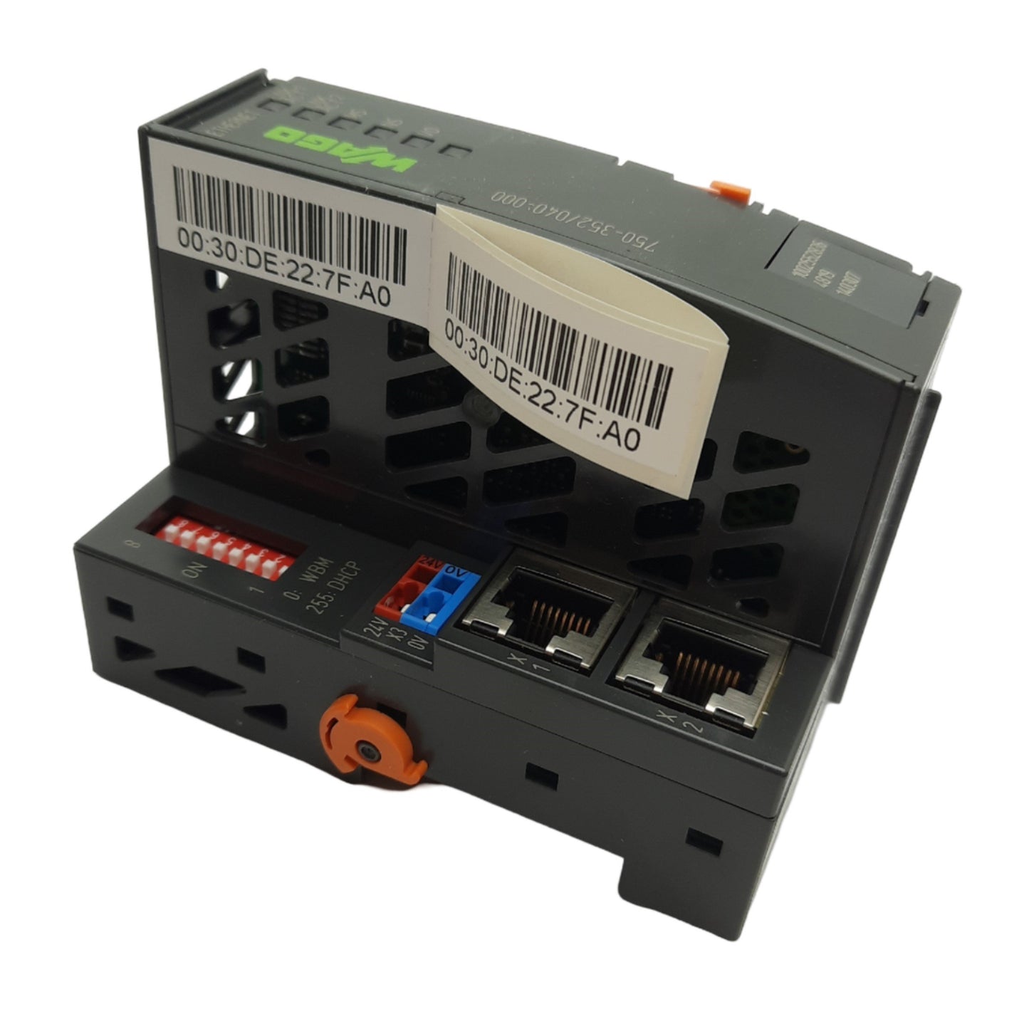 New Wago 750-352/040-000 Fieldbus Coupler Ethernet, 10/100 Mbit/s, 2-Port, 24VDC
