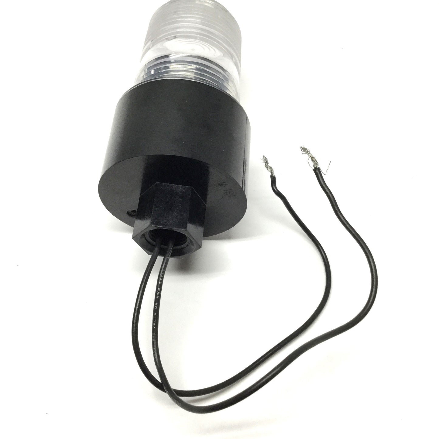 Used Tomar 490S-120-C MicroStrobe Signal Light, Single Flash 60-80/min, 120VAC, Clear