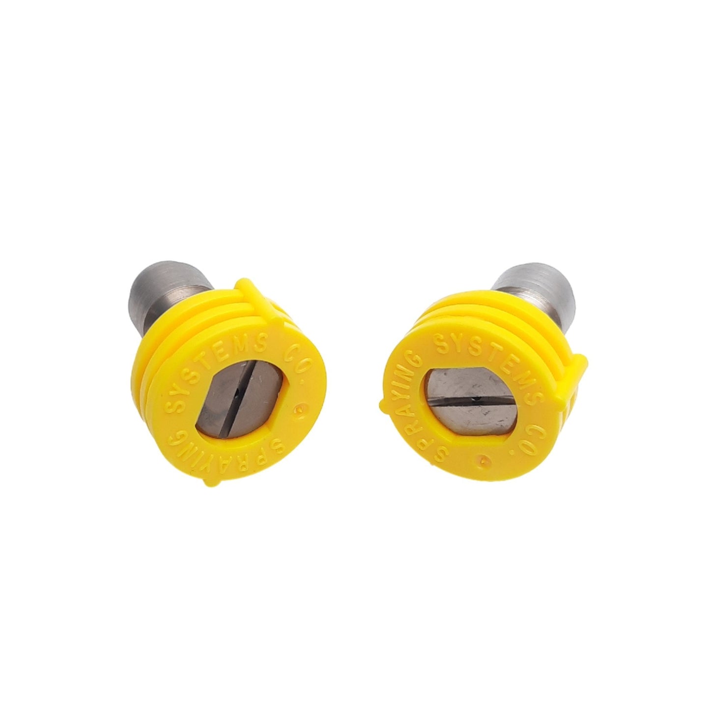 New Lot of 2 Suttner P900001545 Quick Nozzle, Yellow, 1/4in Male Plug, 15 Deg