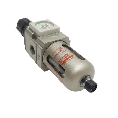 New SMC AW20-N02BE-CZ-X406 Filter Regulator, 1/4in NPT, 1.0MPa, 0.05 to 0.85MPa