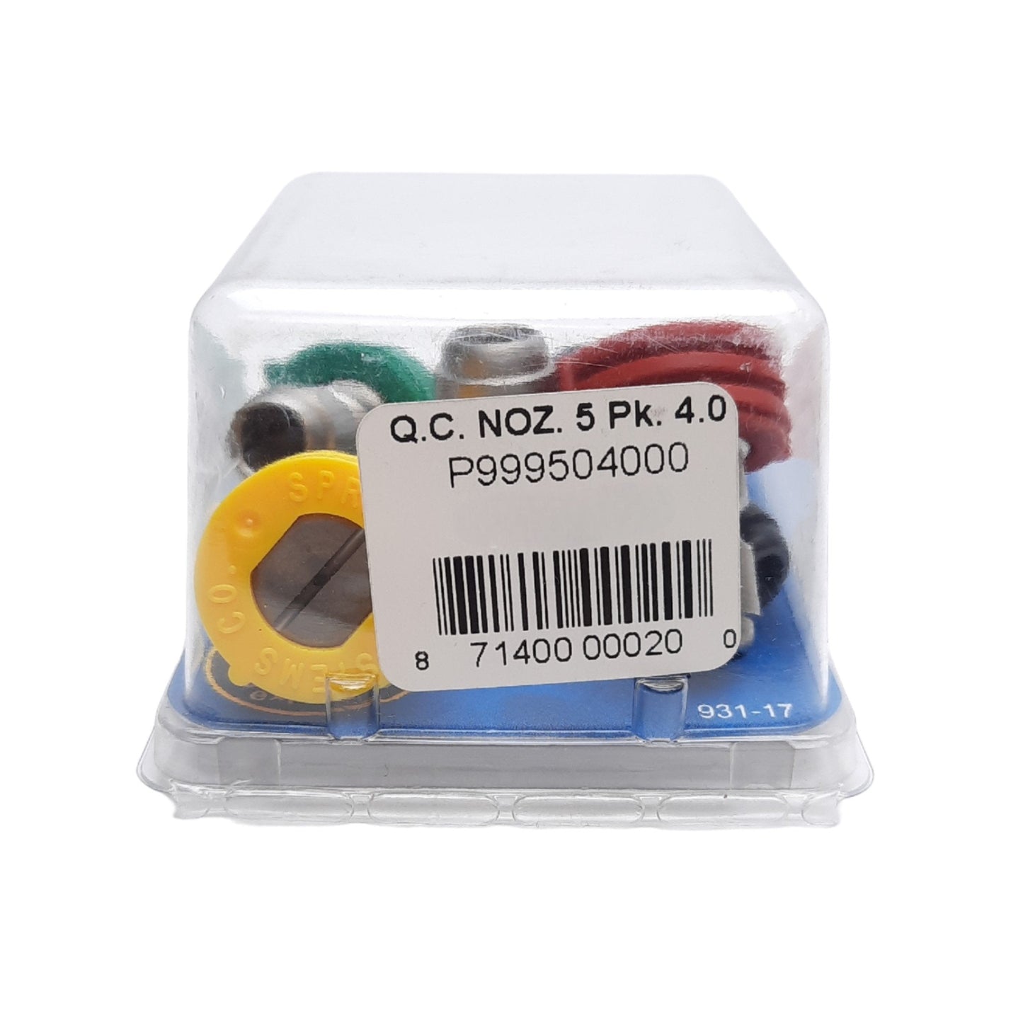 New Suttner P999504000, Quick Nozzle 5 Pack, 1/4 Quick Connect, 0, 15, 25, 40 Deg