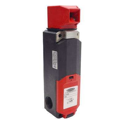 Used Banner SI-LS42DMI Safety Interlock Switch, 2NC+1NO, 1500N Force, 24VDC Coil