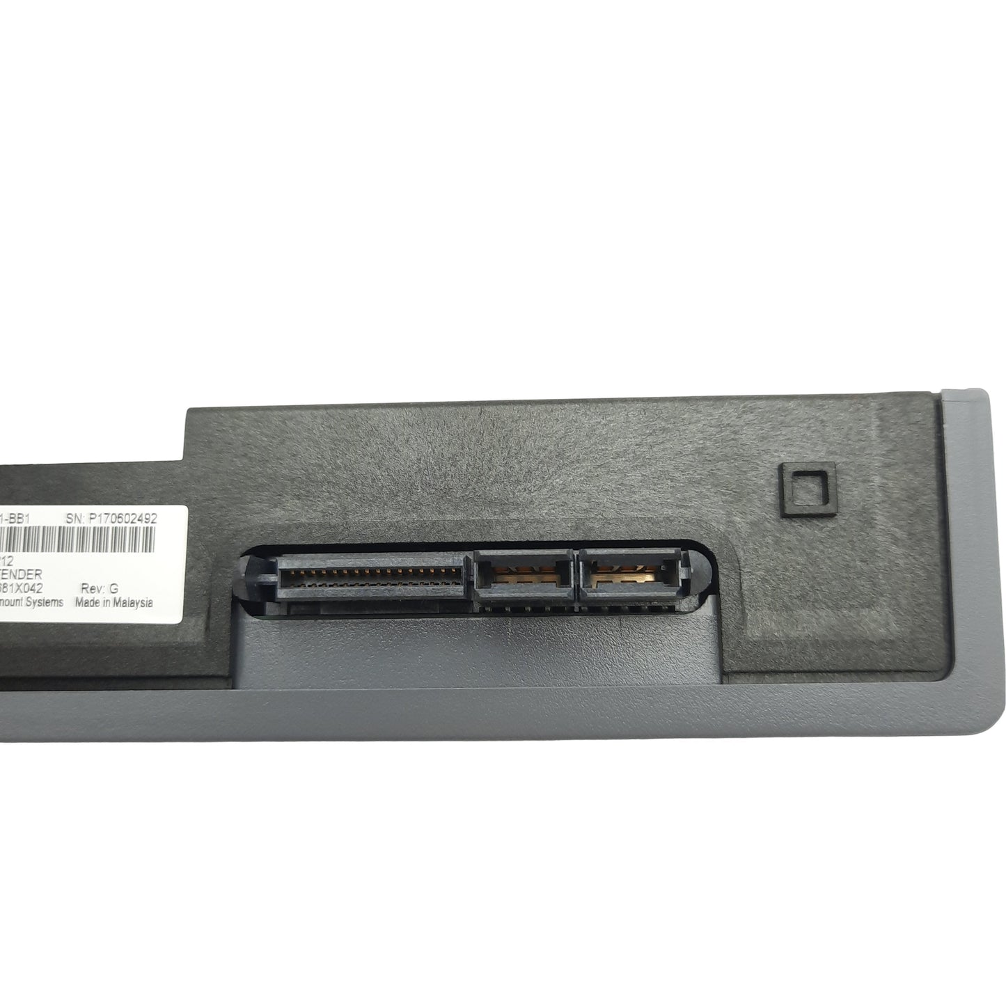 New Emerson KJ4005X1-BB1 DeltaV Rev F Left Extender Carrier 1-Wide, DIN Rail Mount