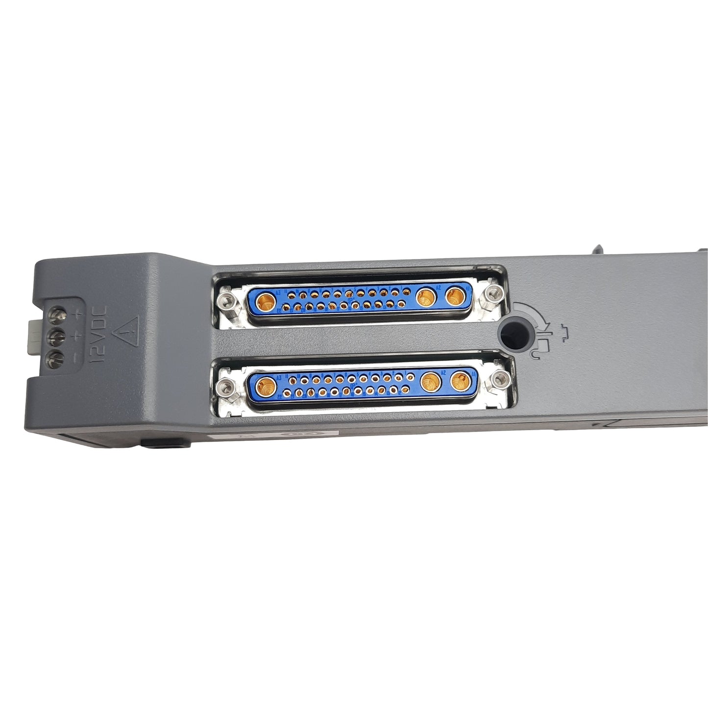 New Emerson KJ4005X1-BB1 DeltaV Rev F Left Extender Carrier 1-Wide, DIN Rail Mount