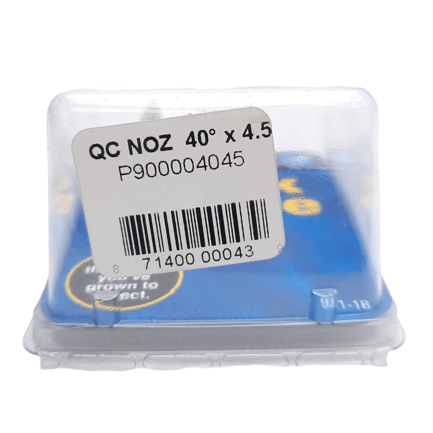 New Lot of 3 Suttner P900004045 Quick Nozzle, White, 1/4in Male Plug, 40 Deg X 4.5