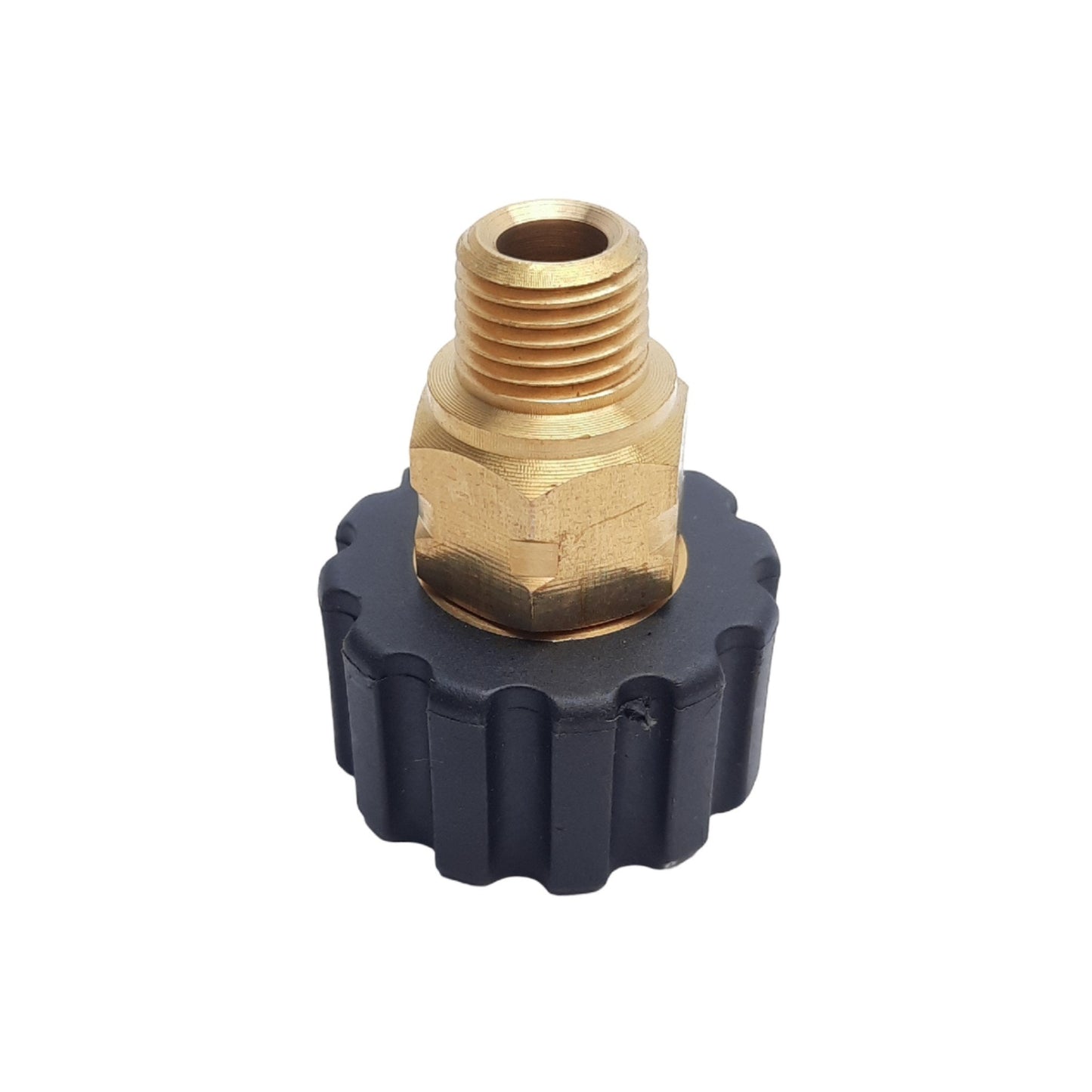 New Lot of 2 Suttner P200040810 Screw Coupler, 1/4in MPT Inlet, M22 X 1.5, 5800 PSI