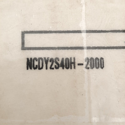 New SMC NCDY2S40H-2000 Rodless Cylinder, ø1-1/2in Bore, 20in Stroke, 101PSI, NPT1/4