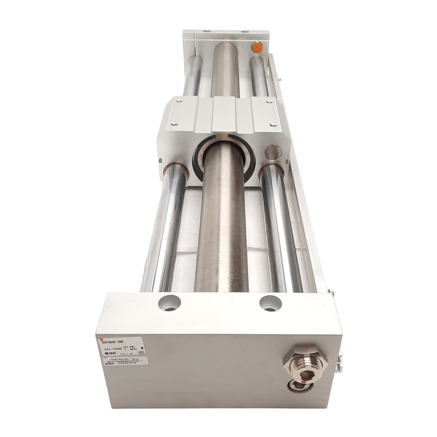 New SMC NCDY2S40H-2000 Rodless Cylinder, ø1-1/2in Bore, 20in Stroke, 101PSI, NPT1/4