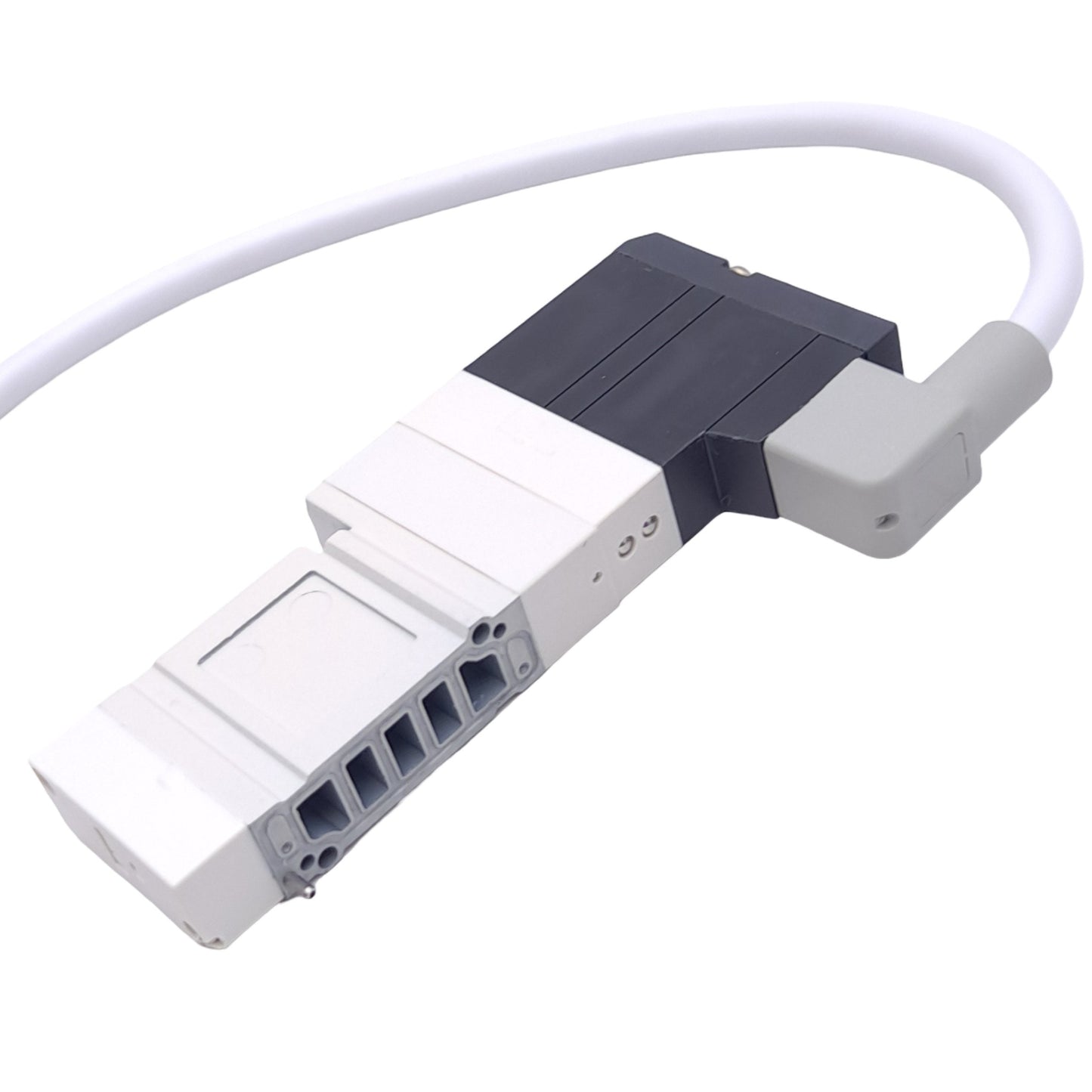 New SMC SV1100-5W1U Solenoid Valve, 2-Position, 4-P M12, 0.7MPa Max, 24VDC Coil