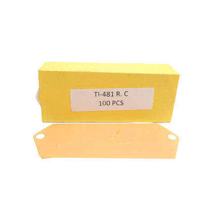 New Lot of 100 Schneider Electric TI-481 Isolating Thermal Pad 69mm x 28mm