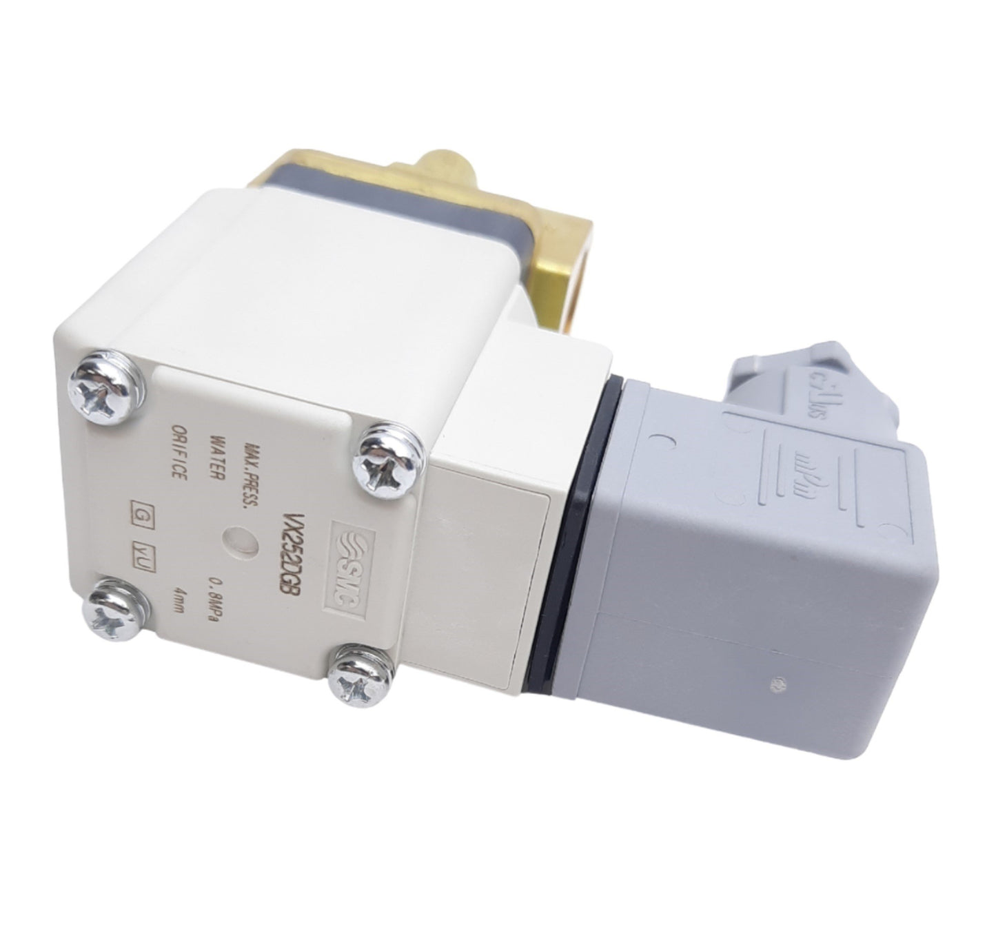 New SMC VX252DGB Solenoid Valve for Water, 0.8MPa, N.O., 3/8" NPT, 24VDC Coil