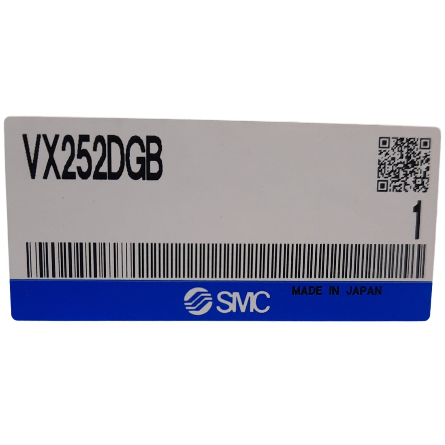 New SMC VX252DGB Solenoid Valve for Water, 0.8MPa, N.O., 3/8" NPT, 24VDC Coil