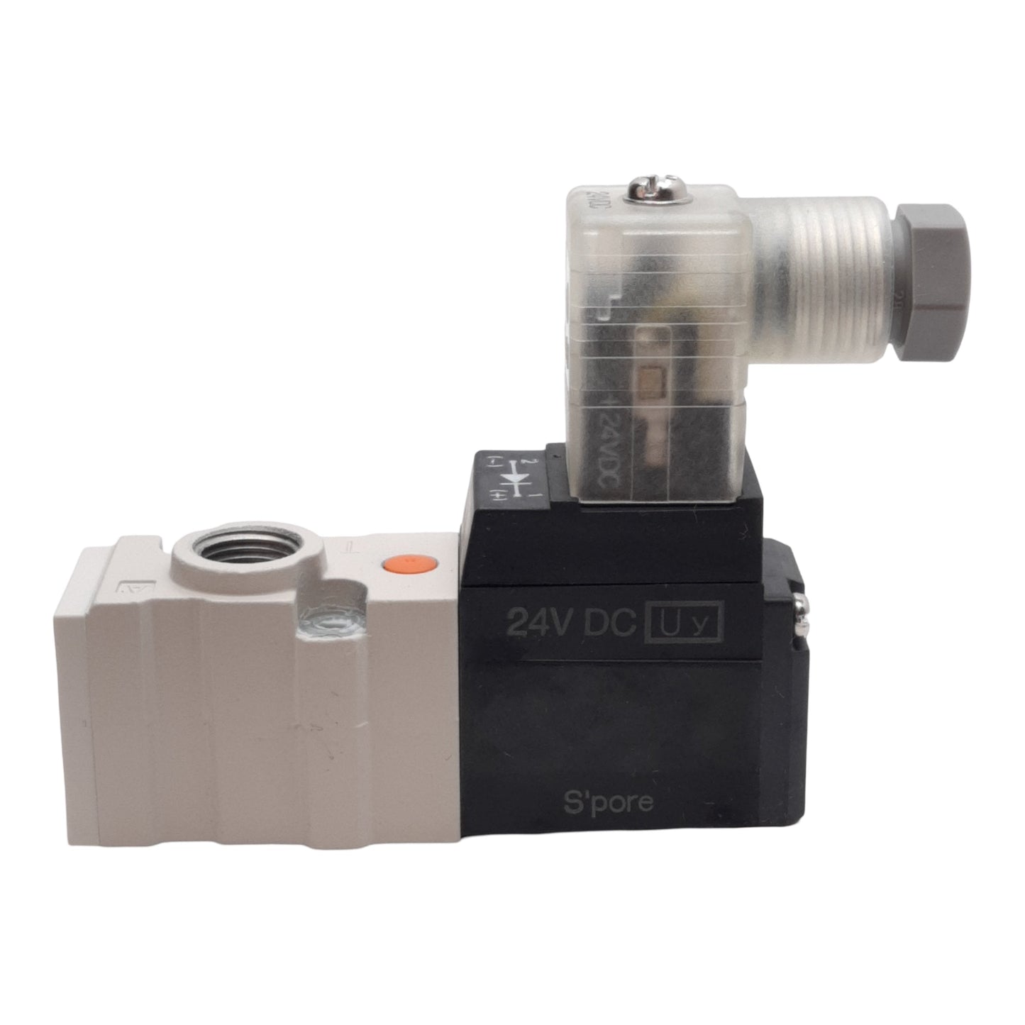 New SMC NVKF333V-5DZ-01T Solenoid Valve, -101.2kPa~0.1MPa, NPTF1/8, 24VDC Coil