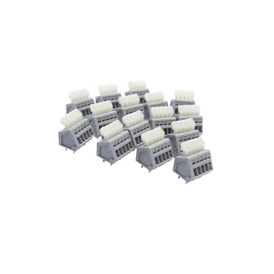 New Lot of 15 Wago 233-205, PCB Terminal Block, 0.5mm², 2.5mm Pin Spacing, 5-Pole