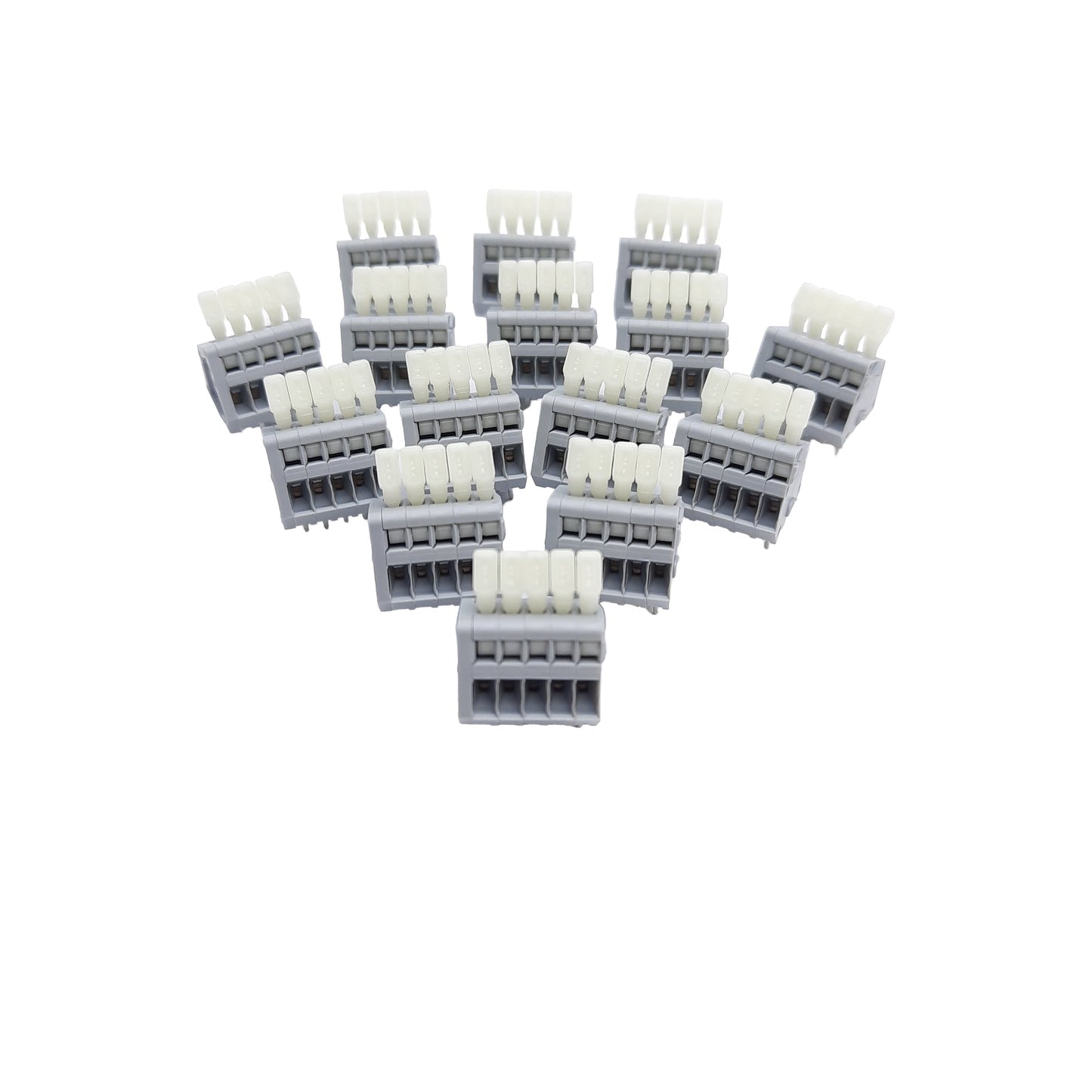 New Lot of 15 Wago 233-205, PCB Terminal Block, 0.5mm², 2.5mm Pin Spacing, 5-Pole