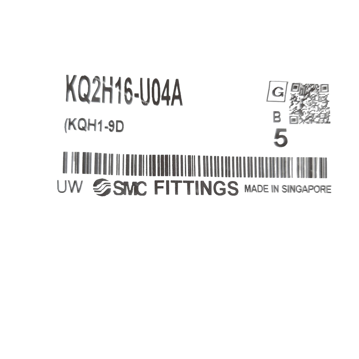 New Lot of 4 SMC KQ2H16-U04A One Touch 16mm Tube To 1/2 Uni Thread -100kPa To 1MPa