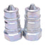 New Lot of 2 Stucchi 800101005 Hydraulic Couplings, 3/4 NPT, 148 L/min, 25 MPa