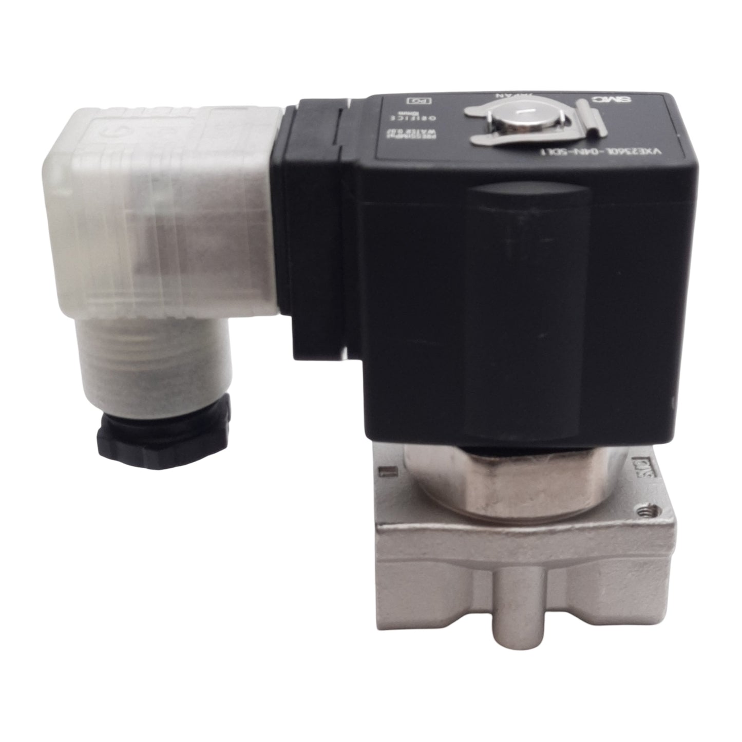 New SMC VXE2360L-04N-5DL1 Solenoid Valve, N.C., ø10mm Orifice, NPT1/2, 24VDC Coil