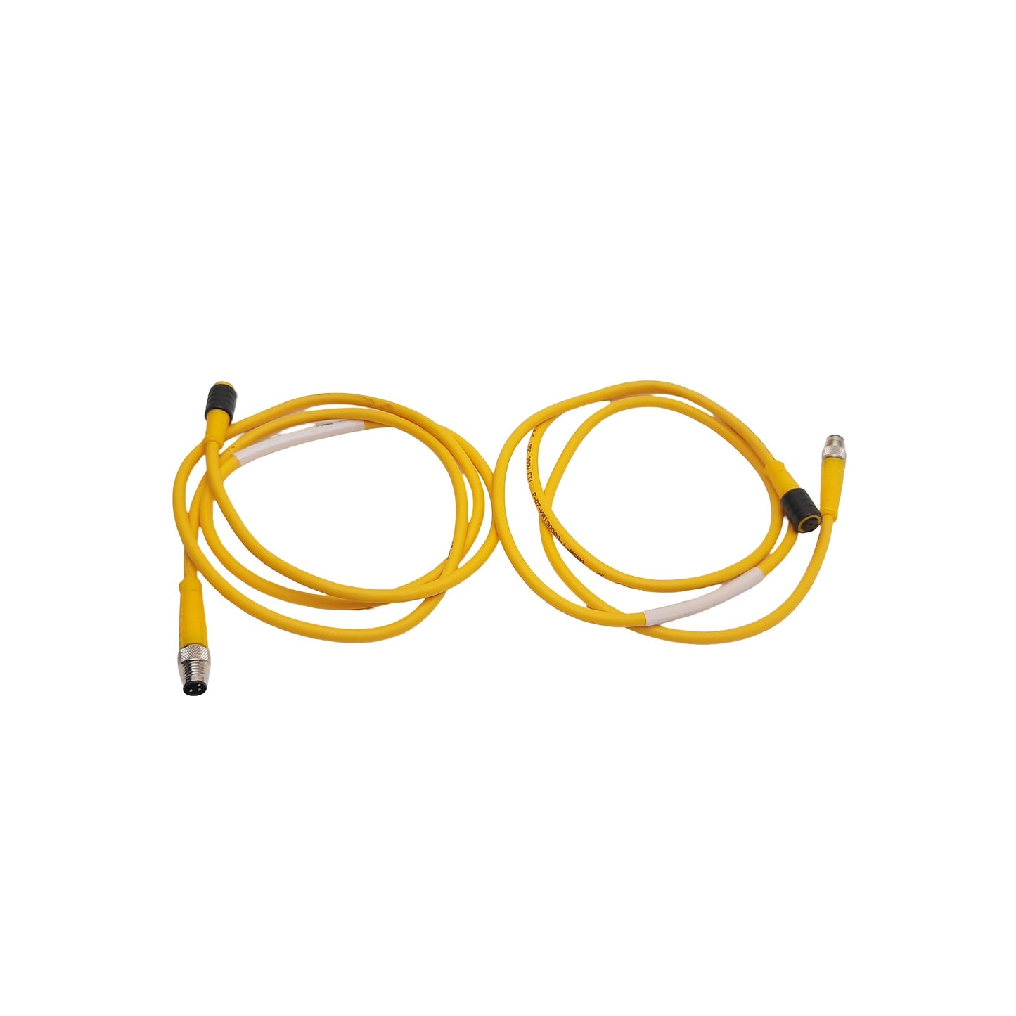 New Lot of 2 Turck PKG 3Z-1-PSG 3M Sensor Cordset, M8 3-Pin M to F, 125V 4A