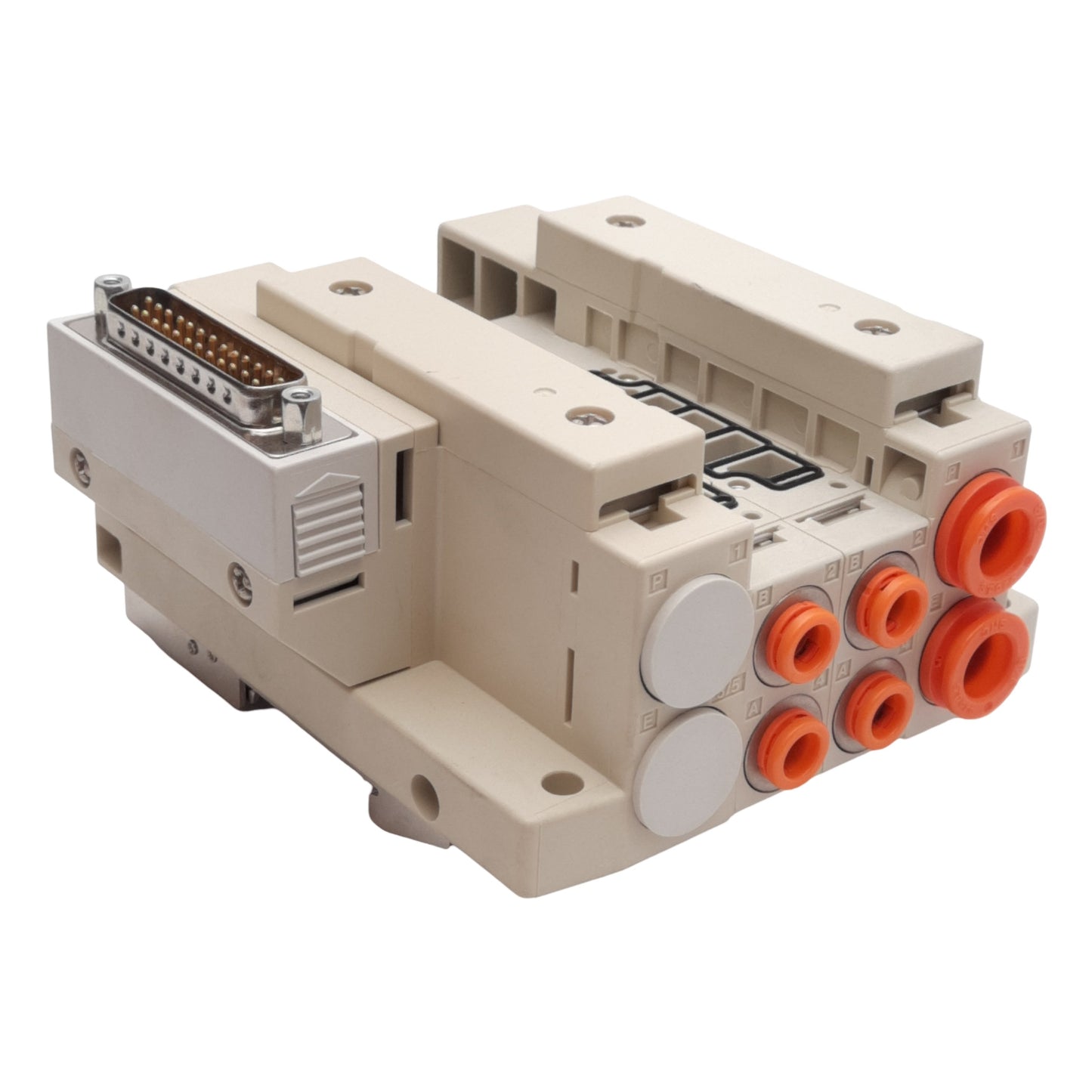 New SMC SS5V2-10FD1-02U-N7-D0 Pneumatic Manifold, 2-Station, ø1/4in One-Touch, DB25